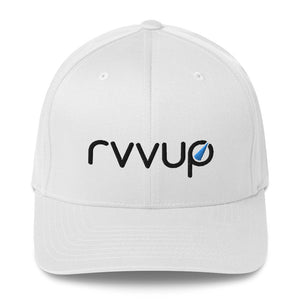 Rvvup White Structured Twill Cap